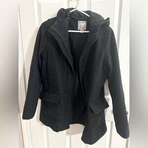 Women’s old navy medium wool jacket. Size medium. Charcoal color.